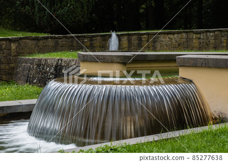 Anderlecht, Brussels - Belgium - 06 21 2018: Close up of the Astrid park fountain Anderlecht, Brussels - Belgium - 06 21 2018: Close up of the Astrid park fountain 85277638