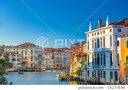 Venice cityscape with Grand Canal waterway 85277696