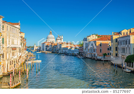 Venice cityscape with Grand Canal waterway Venice cityscape with Grand Canal waterway 85277697