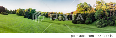 Extra large landscape panorama at the Gardens of the Royal domain Extra large landscape panorama at the Gardens of the Royal domain 85277710