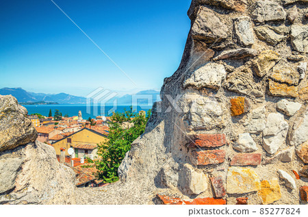 View of historical centre Desenzano del Garda 85277824