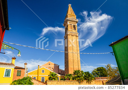 San Martino Roman Catholic church in Burano island San Martino Roman Catholic church in Burano island 85277834