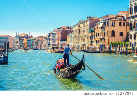 Venice cityscape with Grand Canal waterway 85277875