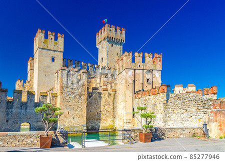 Scaligero Castle Castello di Sirmione fortress from Scaliger era in historical center of Sirmione 85277946