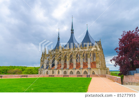 Saint Barbara's Church Cathedral of St Barbara Roman Catholic church Gothic style building in Kutna Hora Saint Barbara's Church Cathedral of St Barbara Roman Catholic church Gothic style building in Kutna Hora 85277955