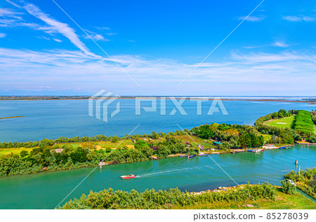 Aerial view of Torcello islands 85278039