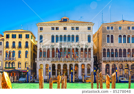 Venice cityscape with Grand Canal waterway 85278048