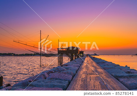 Traditional fishing station house Traditional fishing station house 85278141