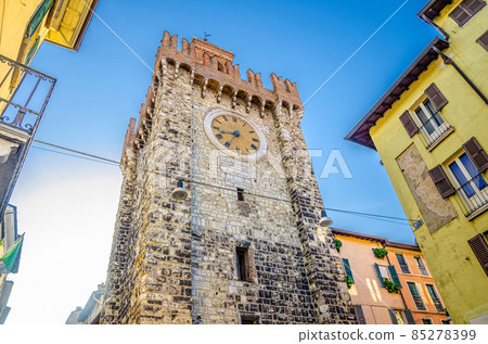 Torre della Pallata brick medieval clock tower 85278399