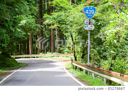 [National Highway 439] Onigiri and Winding Road 85278667