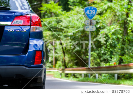 [National Highway 439] Commemorative photo of rice balls and cars 85278703