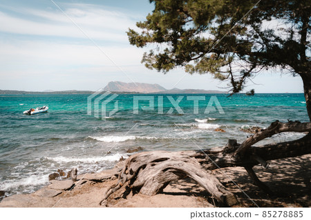 beautiful view of the sea on the east coast of Sardinia in Italy Europe beautiful view of the sea on the east coast of Sardinia in Italy Europe 85278885