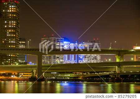Night view of Odaiba Night view of Odaiba 85279205