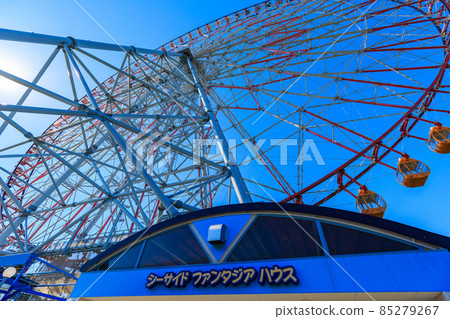Tokyo Edogawa-ku Kasai Rinkai Park Diamond and Flower Ferris Wheel 85279267