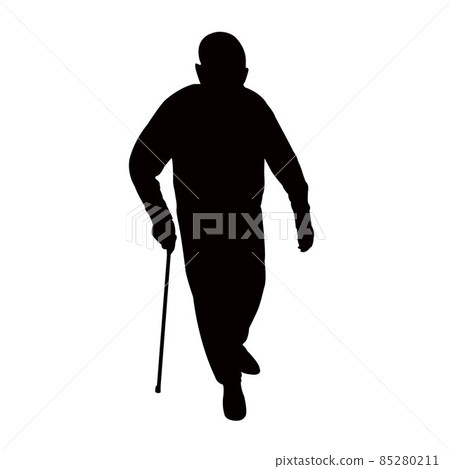 a man body silhouette vector 85280211