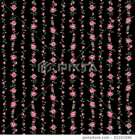 Seamlessly continuous floral pattern, 85281086