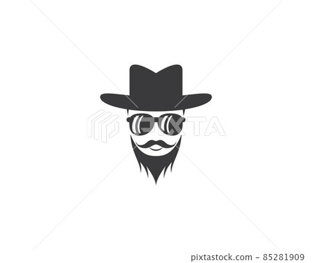 Cowboy hat symbol vector icon 85281909
