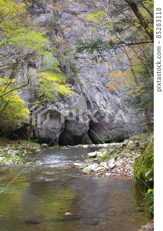 A view of the eroded rock surface near the phantom limestone cave A view of the eroded rock surface near the phantom limestone cave 85283118