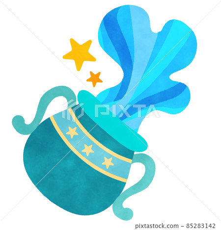 水瓶座插畫素材 水瓶座插畫素材 85283142