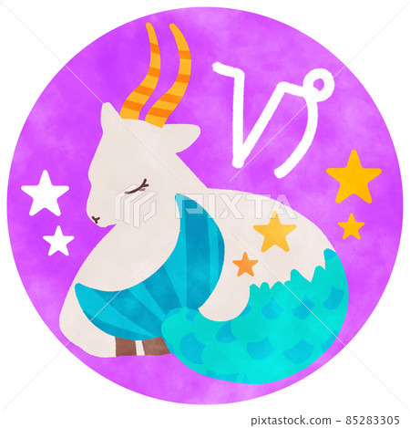摩羯座插畫素材圖標 85283305