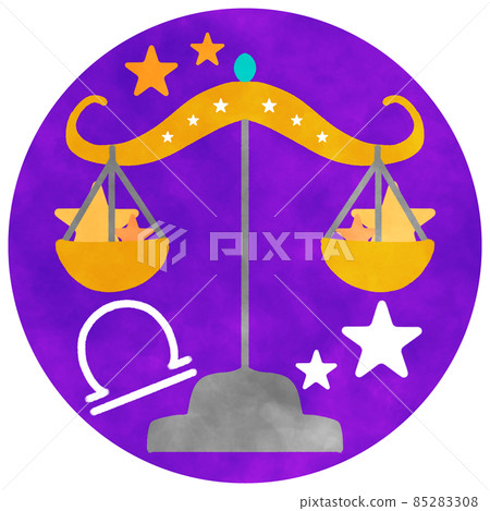 Libra icon illustration material 85283308