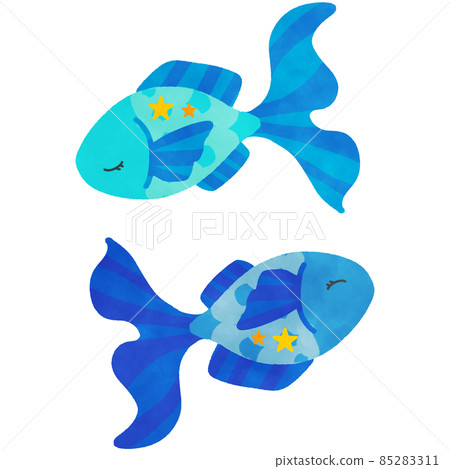 Pisces illustration material Pisces illustration material 85283311