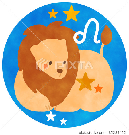 獅子座圖標插圖素材 85283422