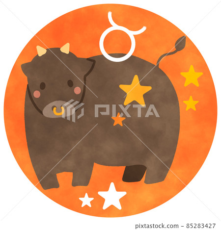Taurus icon illustration material Taurus icon illustration material 85283427