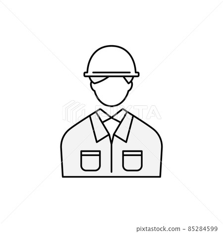 一位年輕男性工程師/建築師的插圖 85284599