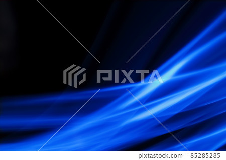 Abstract photo material, blue light line on a black background Abstract photo material, blue light line on a black background 85285285