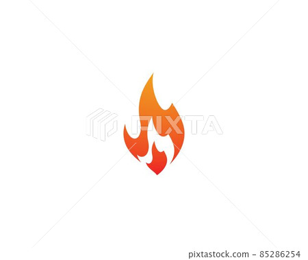 Fire symbol vector icon Fire symbol vector icon 85286254