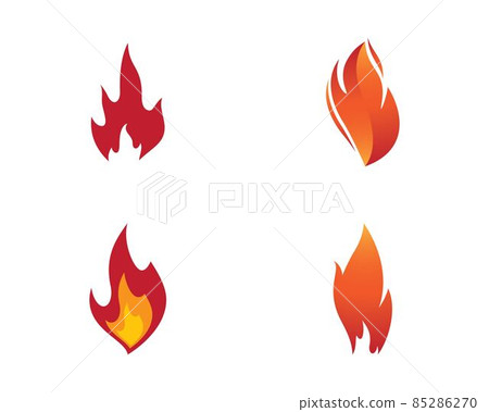 Fire symbol vector icon Fire symbol vector icon 85286270