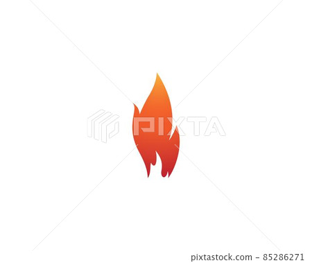 Fire symbol vector icon Fire symbol vector icon 85286271