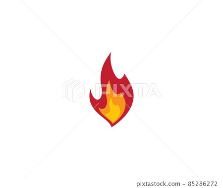 Fire symbol vector icon Fire symbol vector icon 85286272