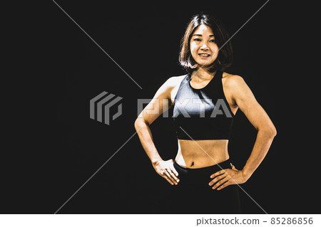 女性身體化妝(微笑) 女性身體化妝(微笑) 85286856