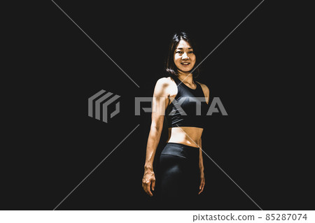 女性身體化妝(微笑) 女性身體化妝(微笑) 85287074