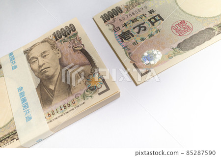 視差圖(100萬日元和1萬日元) 視差圖(100萬日元和1萬日元) 85287590