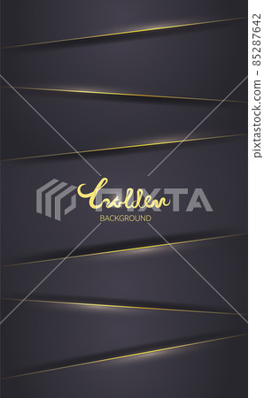 Black and gold gradient background 85287642