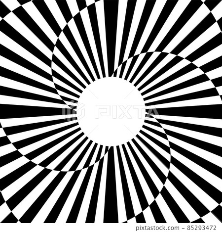 Abstract rotation circular whirl movement illusion. 85293472