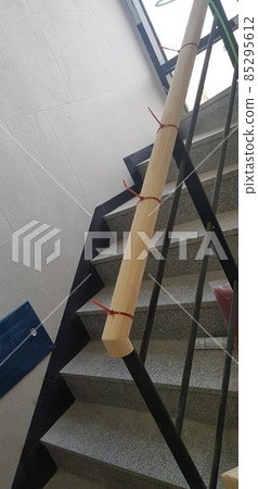 Stairs. Railings. Handrails. Metal Stairs. Railings. Handrails. Metal 85295612