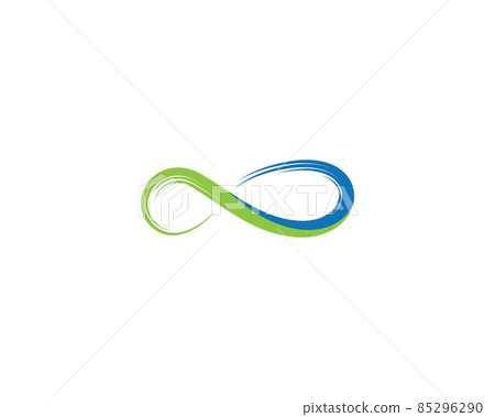 Infinity symbol vector icon 85296290