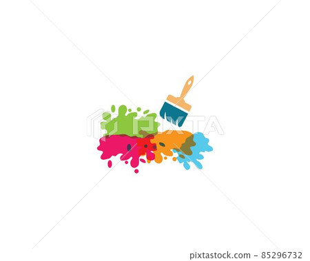 Paintbrush symbol illustration Paintbrush symbol illustration 85296732