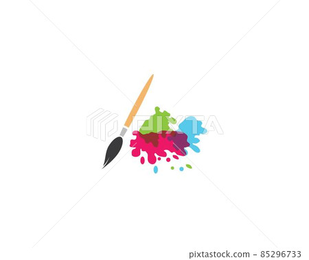 Paintbrush symbol illustration Paintbrush symbol illustration 85296733