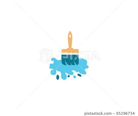 Paintbrush symbol illustration Paintbrush symbol illustration 85296734