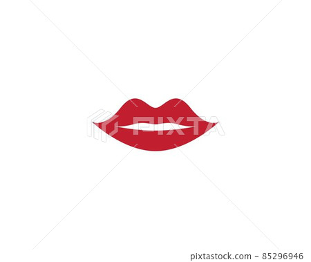 Lips symbol illustration 85296946