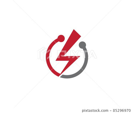 Thunderbolt vector icon Thunderbolt vector icon 85296970