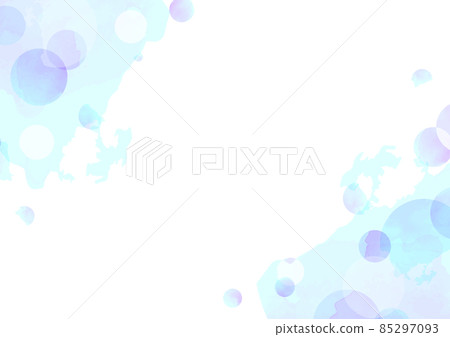 水彩風格的背景材料 85297093
