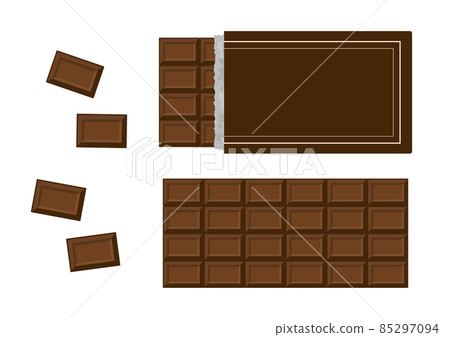 巧克力棒的插圖素材 巧克力棒的插圖素材 85297094