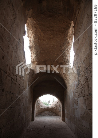 The amphitheater in El Jem, Tunisia The amphitheater in El Jem, Tunisia 85297169