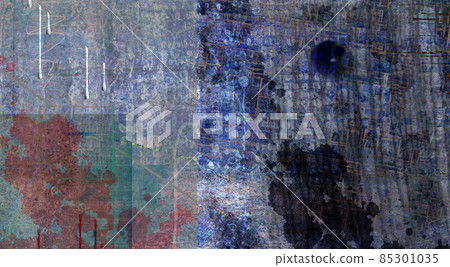 Muted Abstract Painting. 3D rendering 85301035